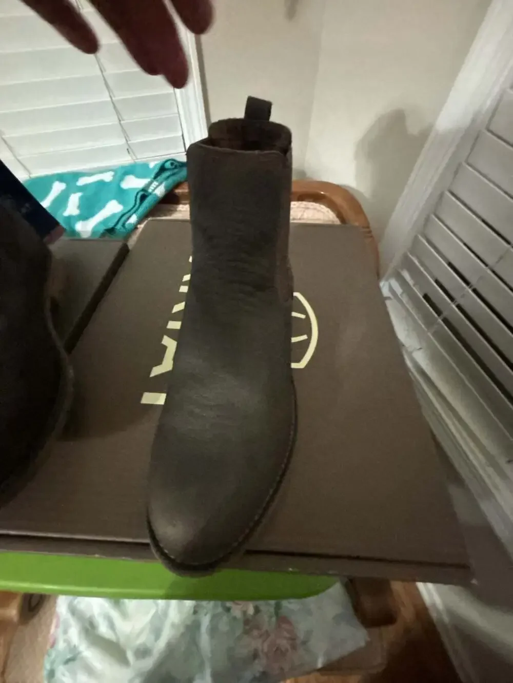 Ariat Men's Brown Leather Chelsea Boots Size 12 D